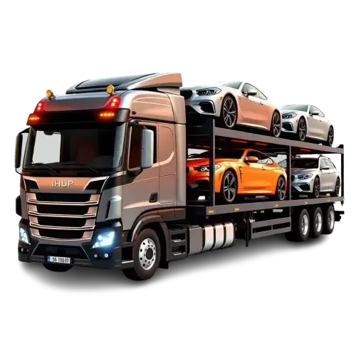Truck Transporting vehicles